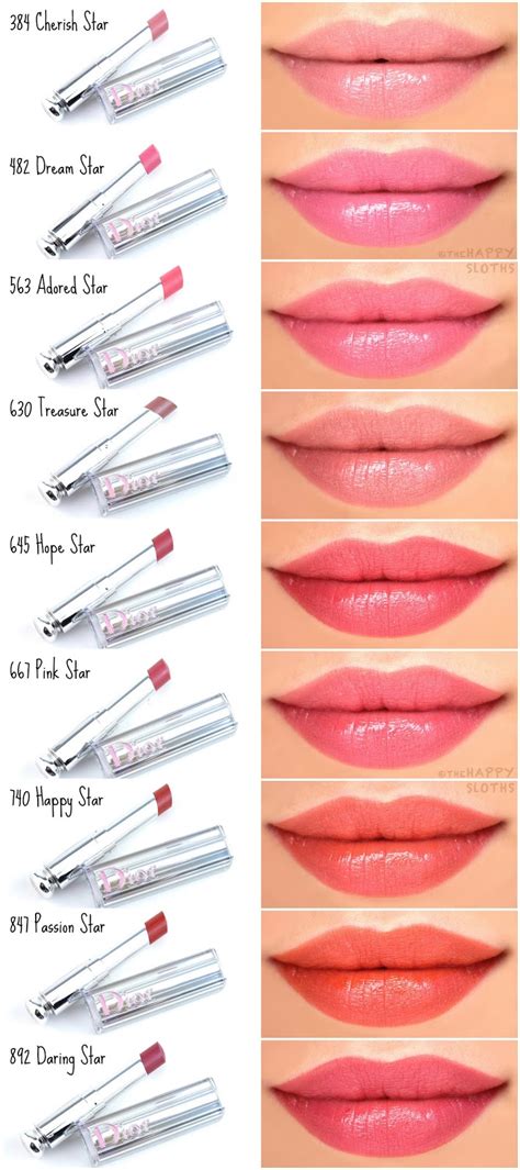 dior addict stellar shine halo|dior addict lipstick swatches.